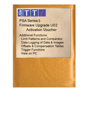 TTI频谱分析仪软件升级包PSA-U02