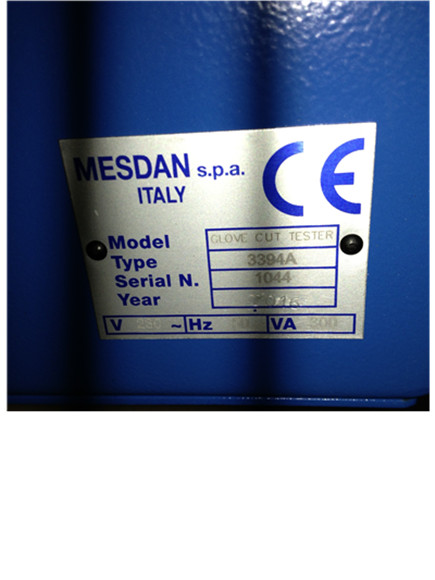 MESDAN手套切割實(shí)驗(yàn)設(shè)備3394A
